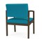 Lesro Lenox Steel Wide Guest Chair Metal Frame, Bronze, OH Waterfall Upholstery LS1201 - alternate 3